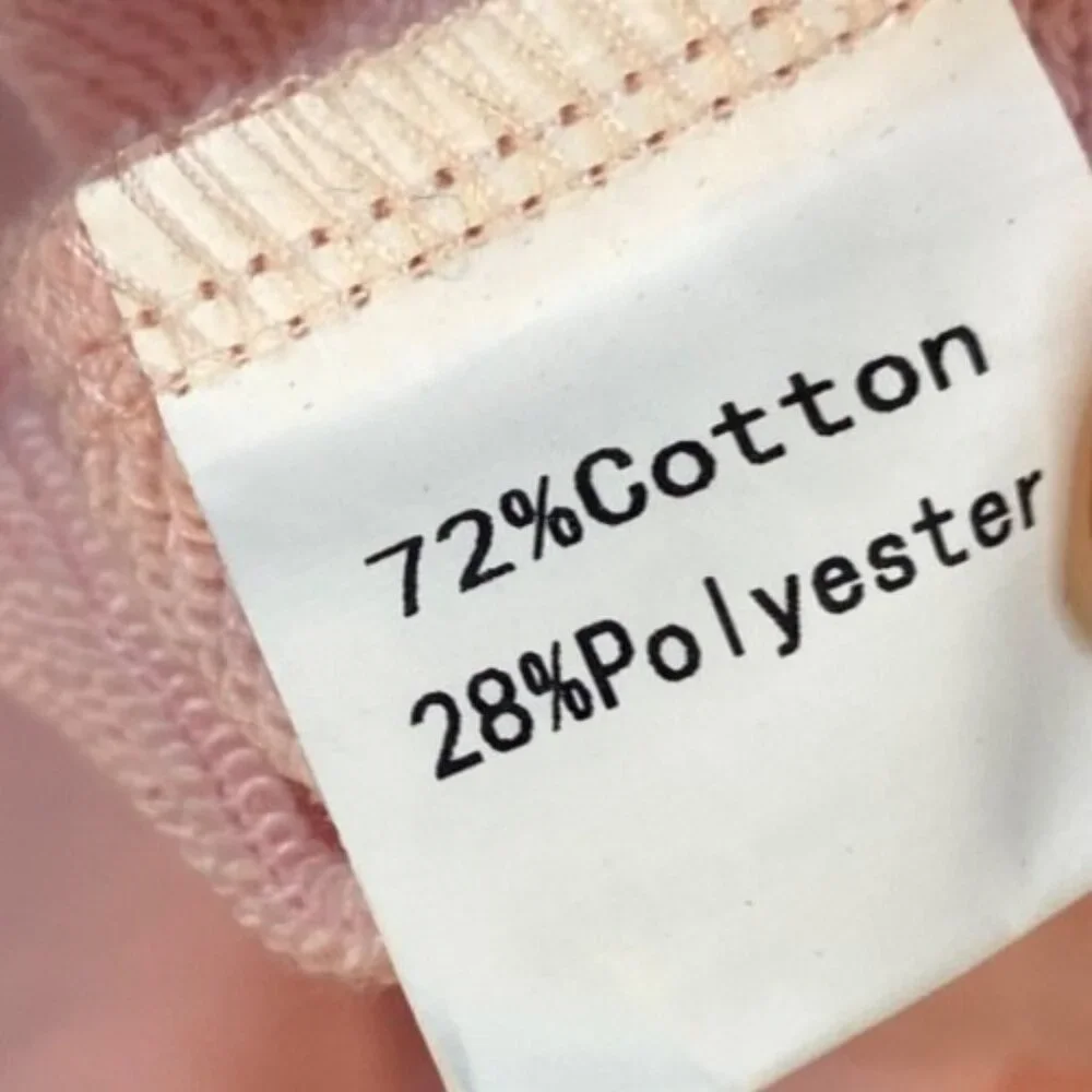 Queen of Sparkles Women's Christmas Light Necklace Sweatshirt Pink Size Medium - Picture 8 of 10